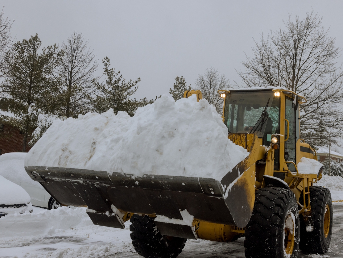 bortkjøring av snø
